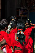Kumbakonam Tamil-Nadu. Pilgrims at the Kumbheshvara temple